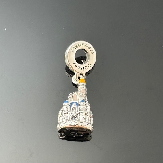 Authentic Walt Disney World 50 Anniversary Castle Charm by Pandora