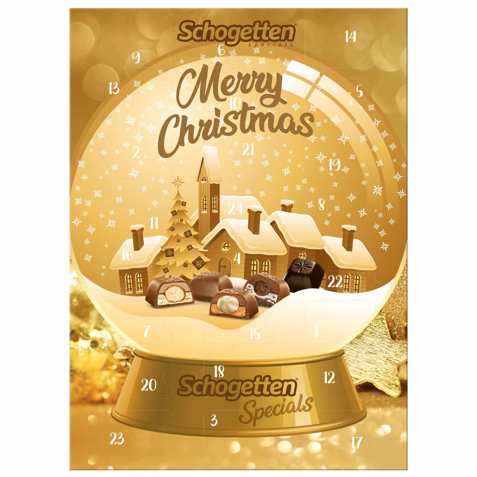 Schogetten Specials Adventskalender 199g Packung