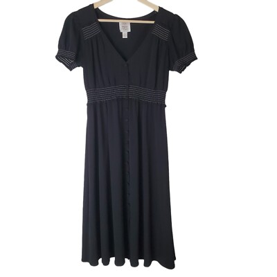 black jersey smock dress boohoo Women's Petite Jersey Cotton Mix Smock Dress