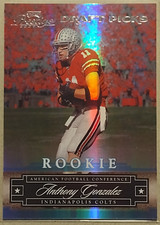 2007 Playoff Prestige Draft Picks Light Blue #169 Anthony Gonzalez/999 RC