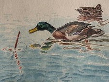 Quadro antico/vintage Medio Oriente Grande Guerra Artista A. J. Withers Esq