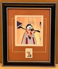 Walt Disney Stamp w Goofy An Extremely Goofy Movie Kisses Framed Art Read