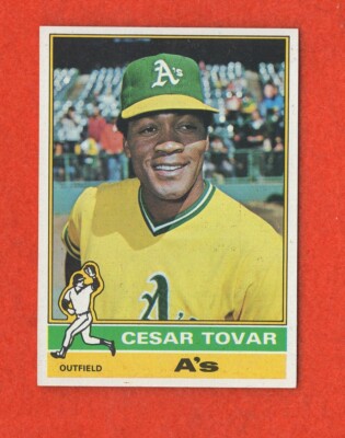 1976 Topps Cesar Tovar Card #246   FREE SHIPPING       Oakland A's