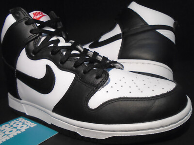 NIKE SB DUNK HIGH RETRO PANDA ORCA WHITE BLACK RED DD1869-103 9.5 8