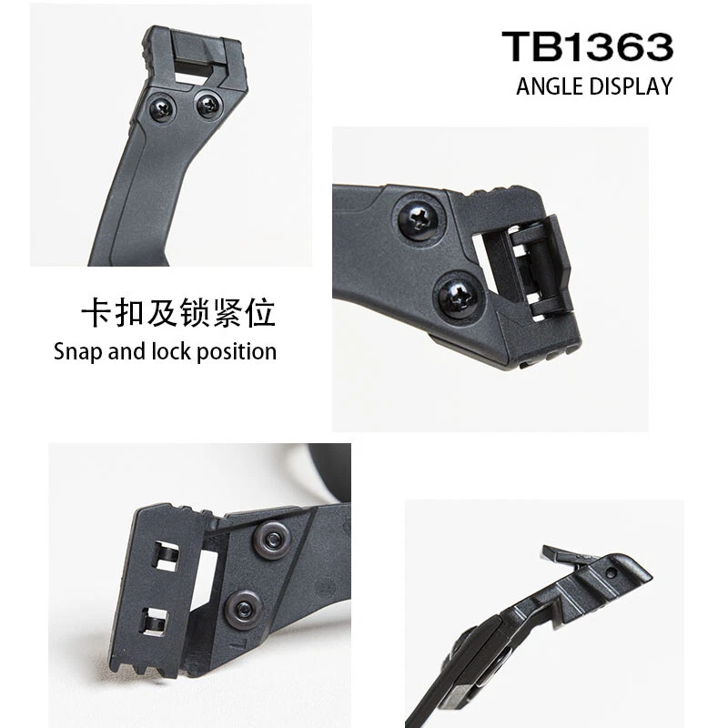 FMA Half Face Mask Seal Mask Folding Protective Mask For Tactical Helmet Hunting - Image 4 of 4