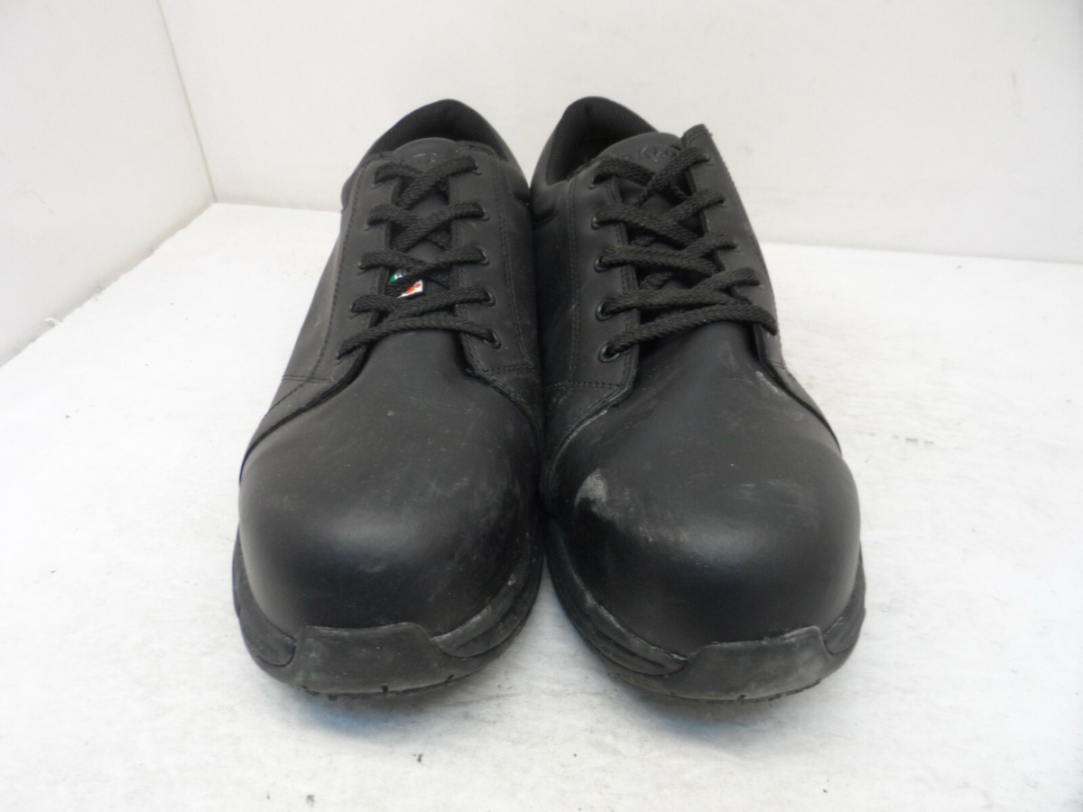 Dakota Men's Lace-Up Steel Toe Sport Oxford Shoes 3021 Black