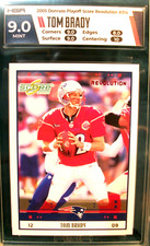 2005 DONRUSS PLAYOFF SCORE TOM BRADY SSP RED REVOLUTION /199 HGA MINT 9