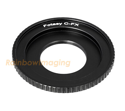 16mm C Mount Cine Movie lens to Fuji X Adapter X-T10 X-T20 X-T30 X-T100 X-T3 