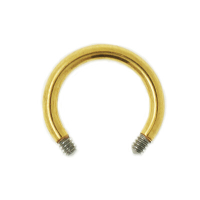 Industrial, Intim, Ohr Piercing 316L Stahl Stab 1,6 X 32 Mm Rosegold Mit Kugeln In Diamant (Frosted) Optik - Foto 5