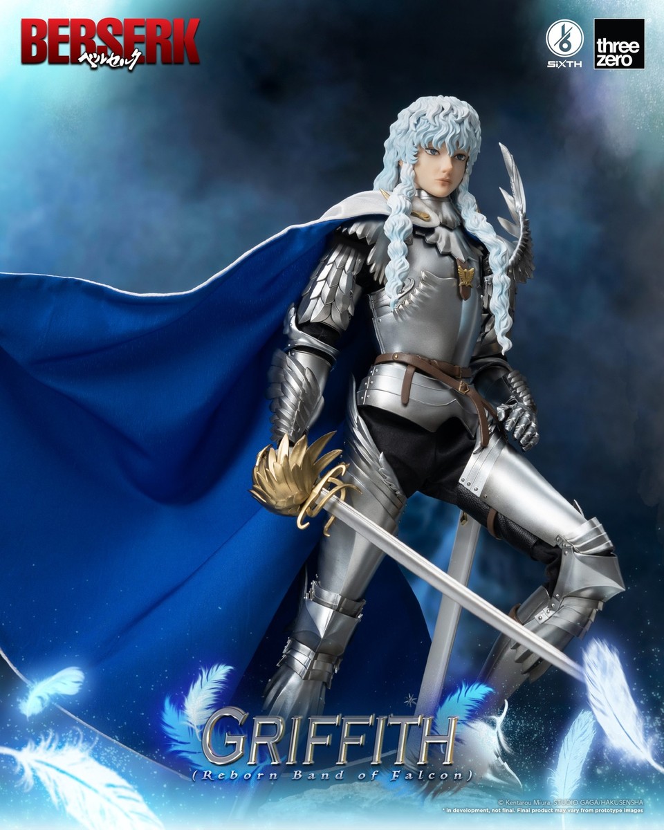 threezero•Berserk[グリフィス] 1/6美品!! In Stock) ThreeZero 1:6 BERSERK Griffith (Reborn Band of Falcon