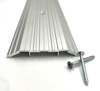 CBW Silver Aluminum Threshold 4 inch Wide 1/2 inch Height