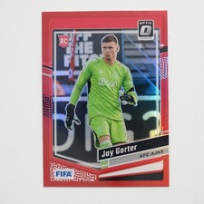 Jay Gorter 2023-24 Panini Donruss Red Rated Rookie RC #150 Ajax /299
