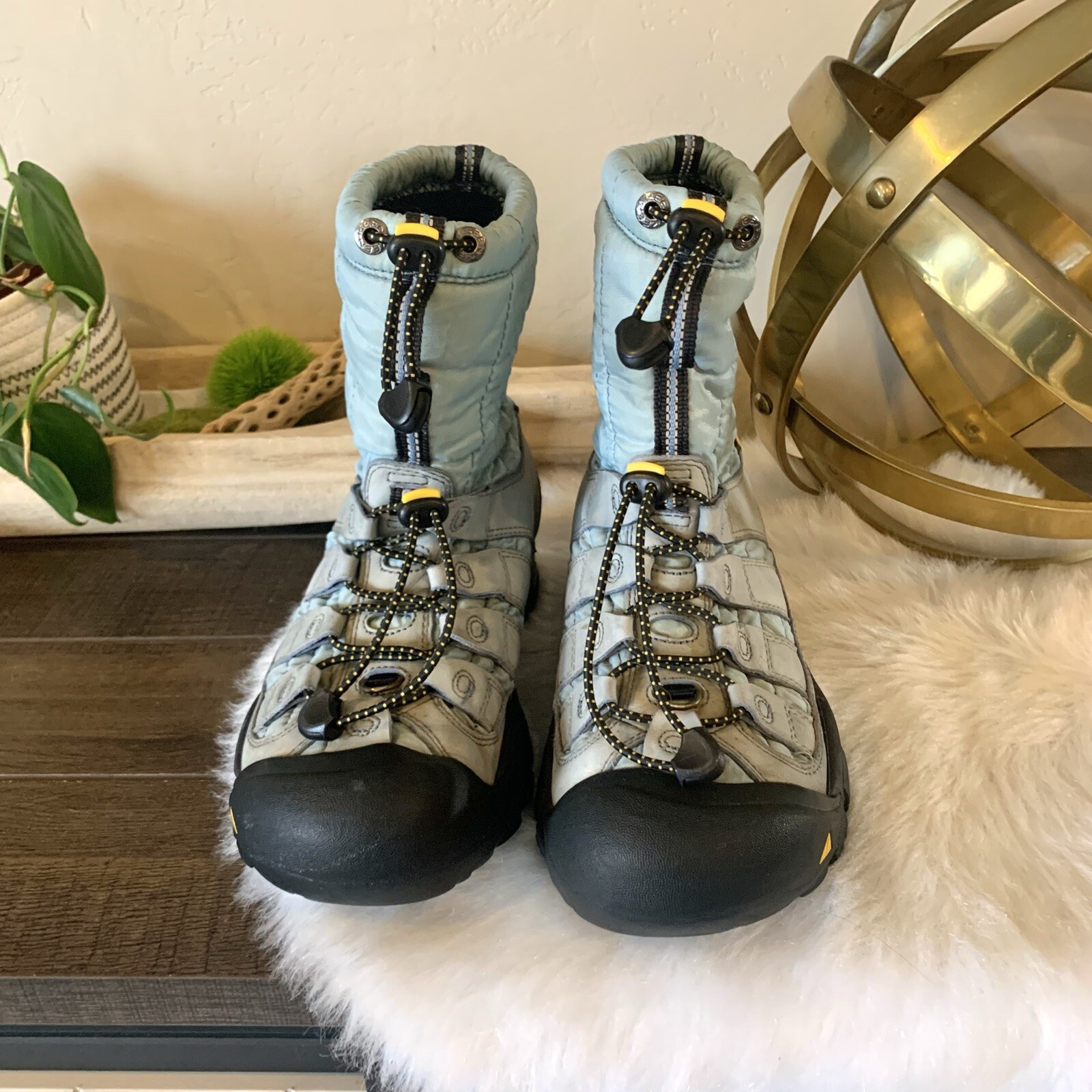 KEEN Winterport stivali da neve invernali impermeabili isolati taglia 6 bungee giovani