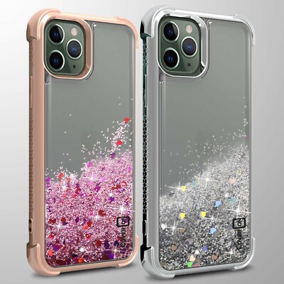 For Apple Iphone 11 Pro Max Case Glitter Bling Tpu Rubber Slim Clear Phone Cover Ebay
