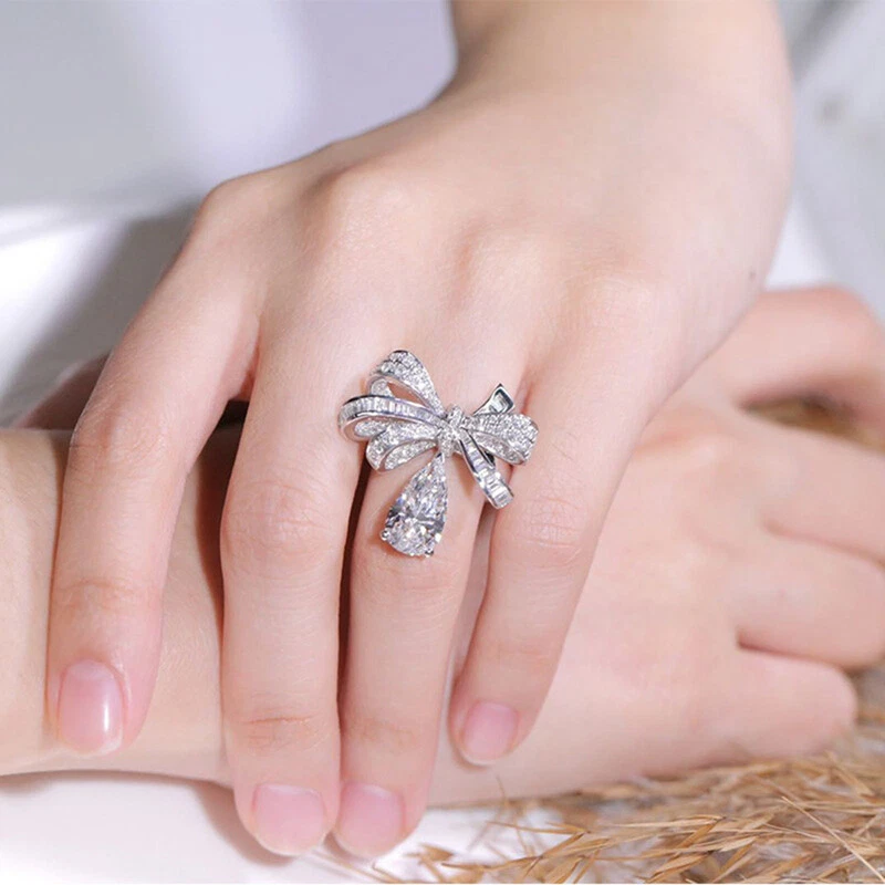 Bow sale knot ring
