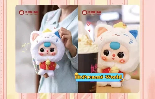 Authentische Baby drei Glückskatzen Reißverschlusstasche Blindbox Figur heiße Plüschtasche Geschenk - Bild 16 von 27
