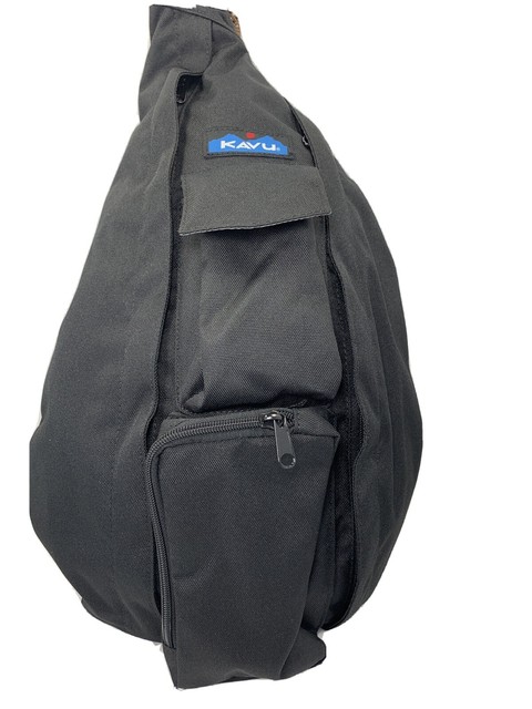 black kavu rope sling bag