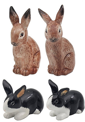 Lesser & Pavey Salz- und Pfefferstreuer-Set Hasen & Kaninchen, 2-tlg, Keramik
