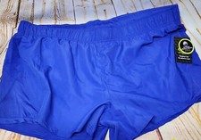 Athletic Works Womens Running Shorts XXXL 22 Purple Lined Dry Wicking Pockets
