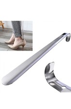 New Extra Long Handle Shoe Horn Stainless Steel 22.8Handled Metal Shoehorn Horns
