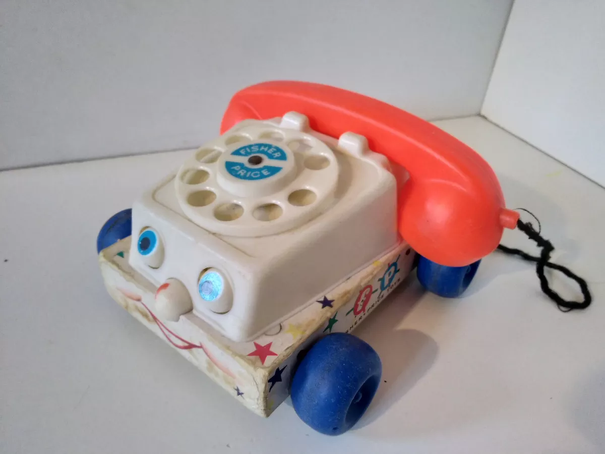 Fisher Price telephone 747 de 1961 Vintage Original FP