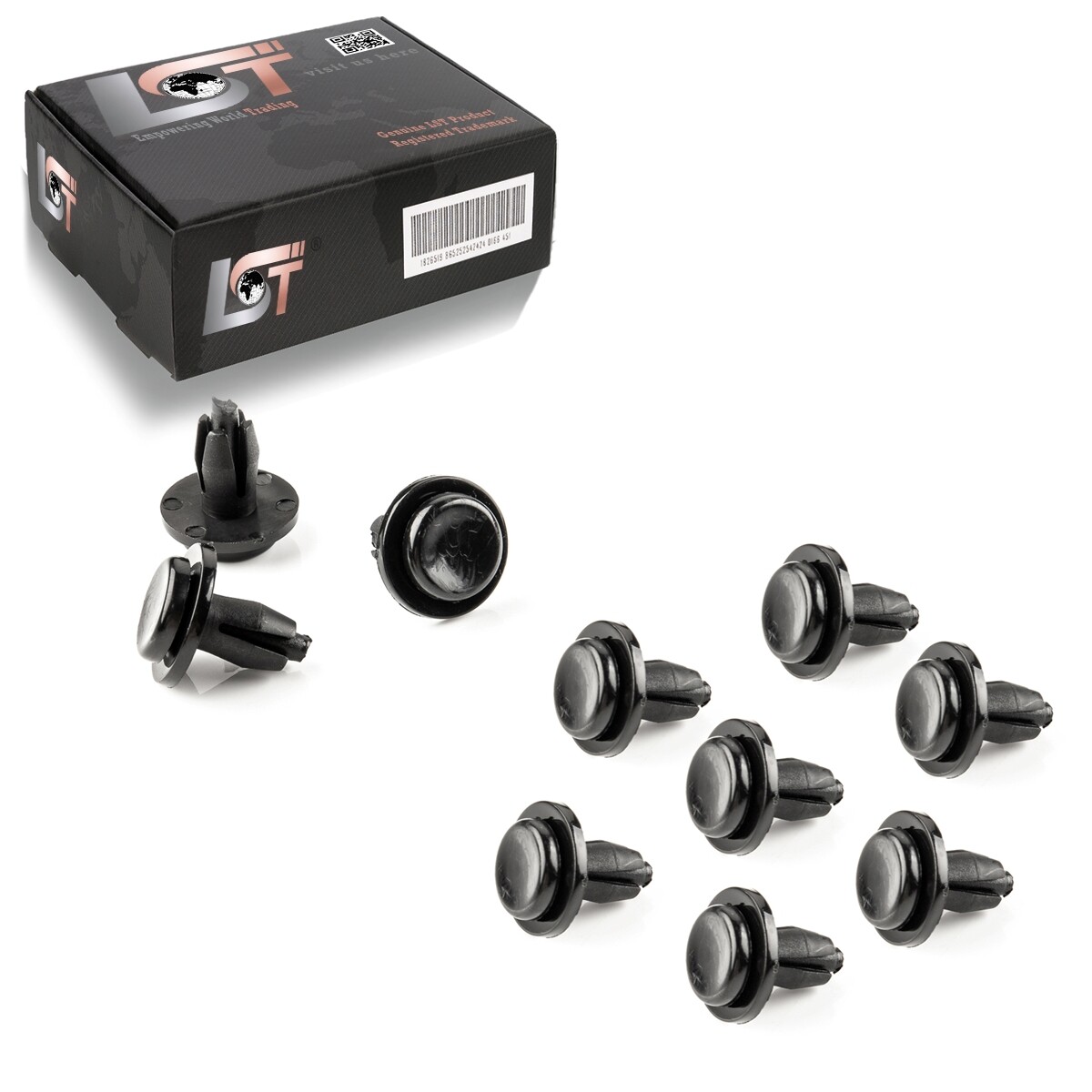 10x for Porsche Wheel Arch Liner Fastening Expanding Rivet Clips