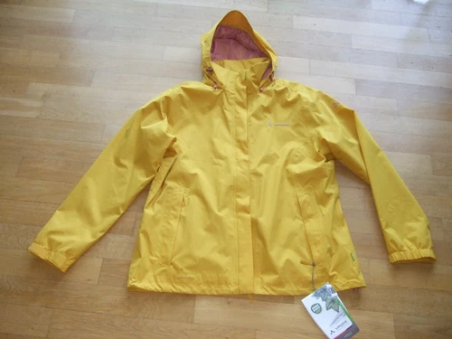 NEU von VAUDE Jacke Größe 44 / XL gelb Mod. Women's Escape Light Jacket UVP 100€
