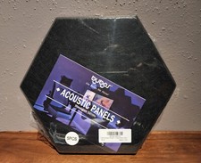 NEW BUBOS Hexagon Acoustic Panels, 6-Pack Sound Proof Padding