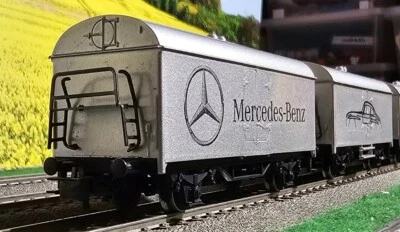 ☆ SELTEN ☆  H0 ☆  ☆ WAGEN-SET ☆ 6 TEILIG ☆ MERCEDES-BENZ ☆ PAINTED  OVP  - Bild 1 von 4