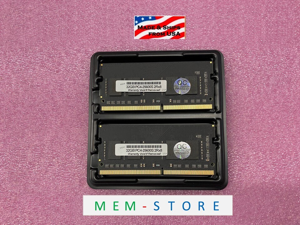 64GB 2x 32GB DDR4-3200 SODIMM RAM Compatible w/ G5 Intel 10th Gen