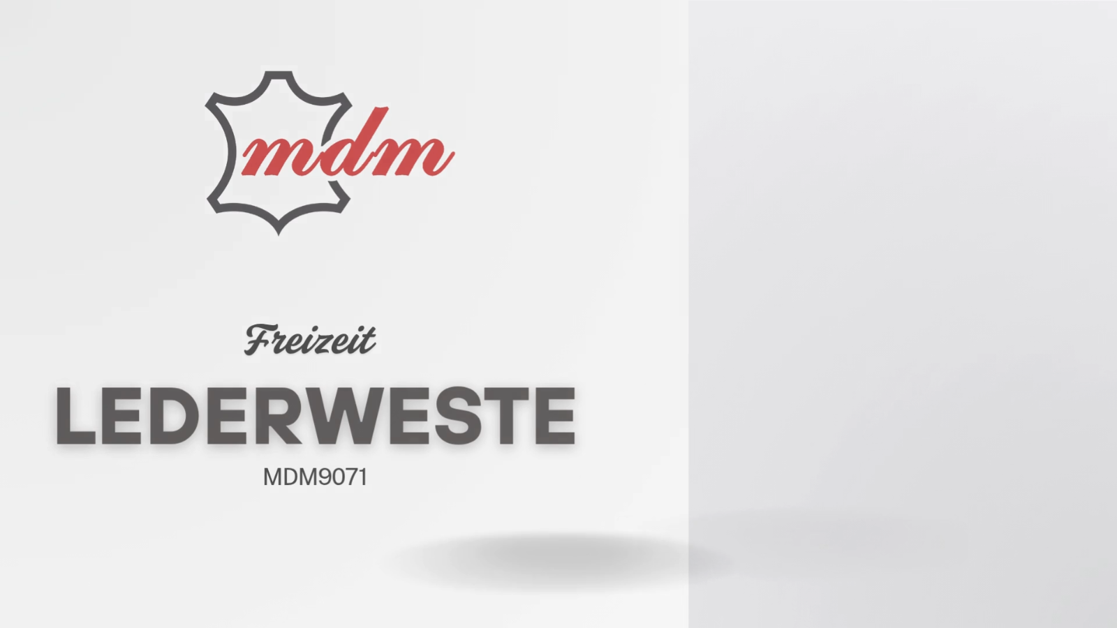 MDM Lederweste Herren Biker Lederweste Racing Biker Produktbild-Vorschau 4