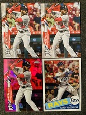 2020 Topps Chrome RANDY AROZARENA RC Pink + Mojo Refractor + X2 Base Lot x4