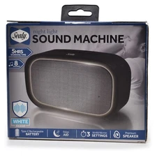 Sealy Night Light Sound Machine Sleep Aid White Noise NIB Fast Free Shipping!