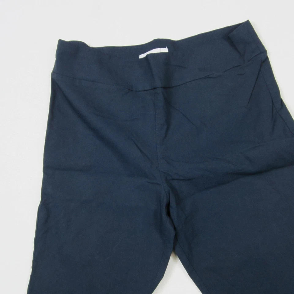 Margaret M Slimming Pants Women's sz L (30x30) Navy Blue Boot stretch leggings - Image 4 of 4