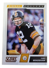 2017 Score Signal Callers TERRY BRADSHAW 30 PITTSBURGH STEELERS Football Card (U
