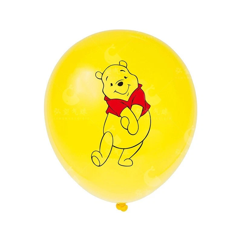 Winnie the Pooh Balloon Disney Cartoon Birthday Party Decoration 12" 12pcs - Image 3 of 4