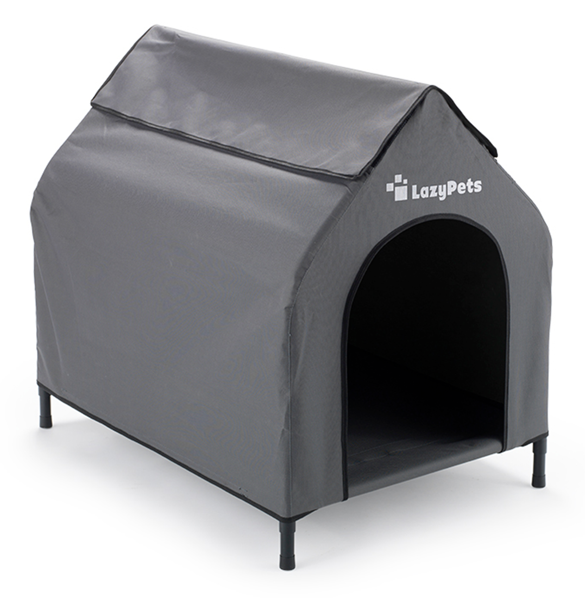 LazyPets LARGE SOFT DOG KENNEL 84x65x90cm Powder Coated Steel