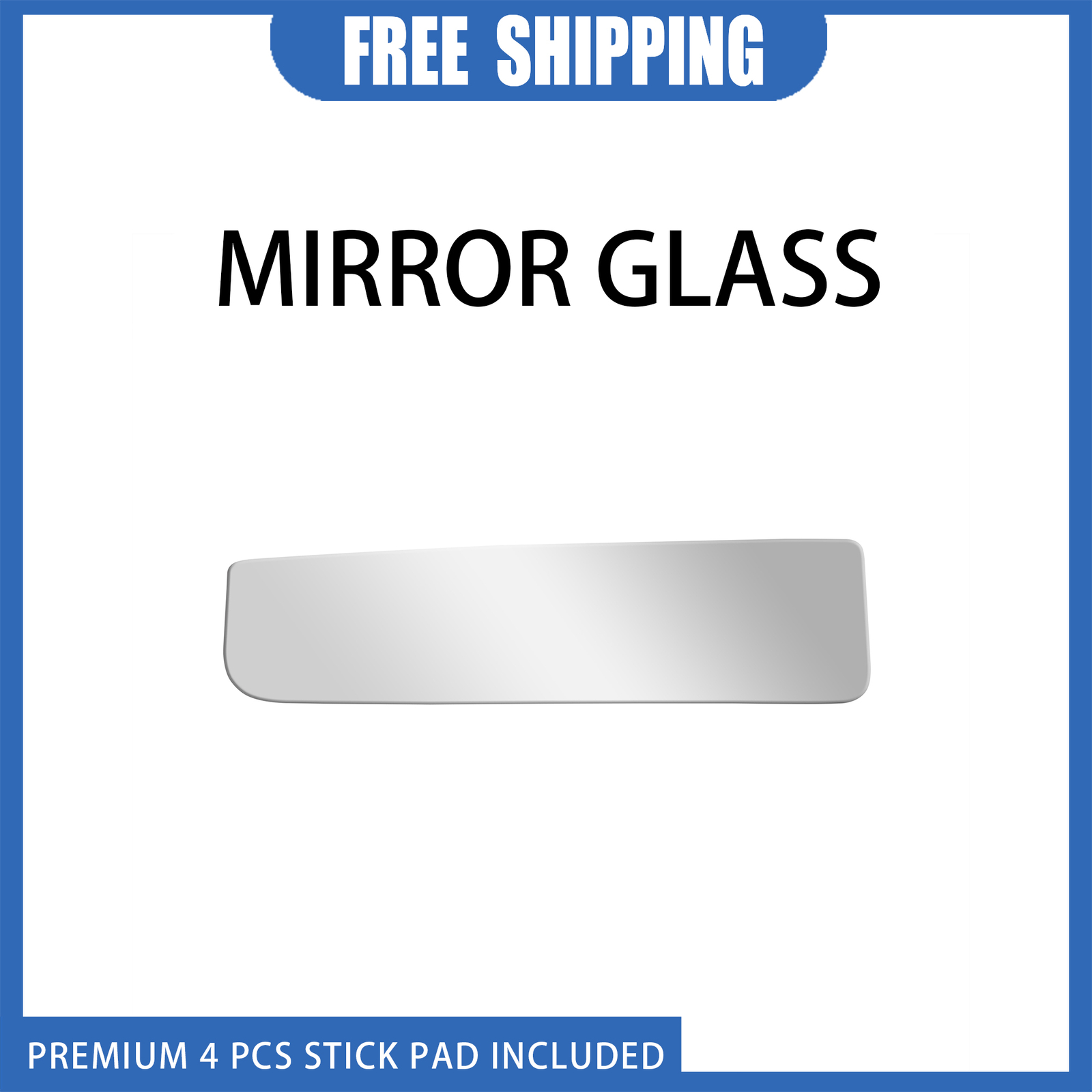 2009-2019 Toyota Tundra Left Driver Side Convex Tow Mirror Glass Replacement