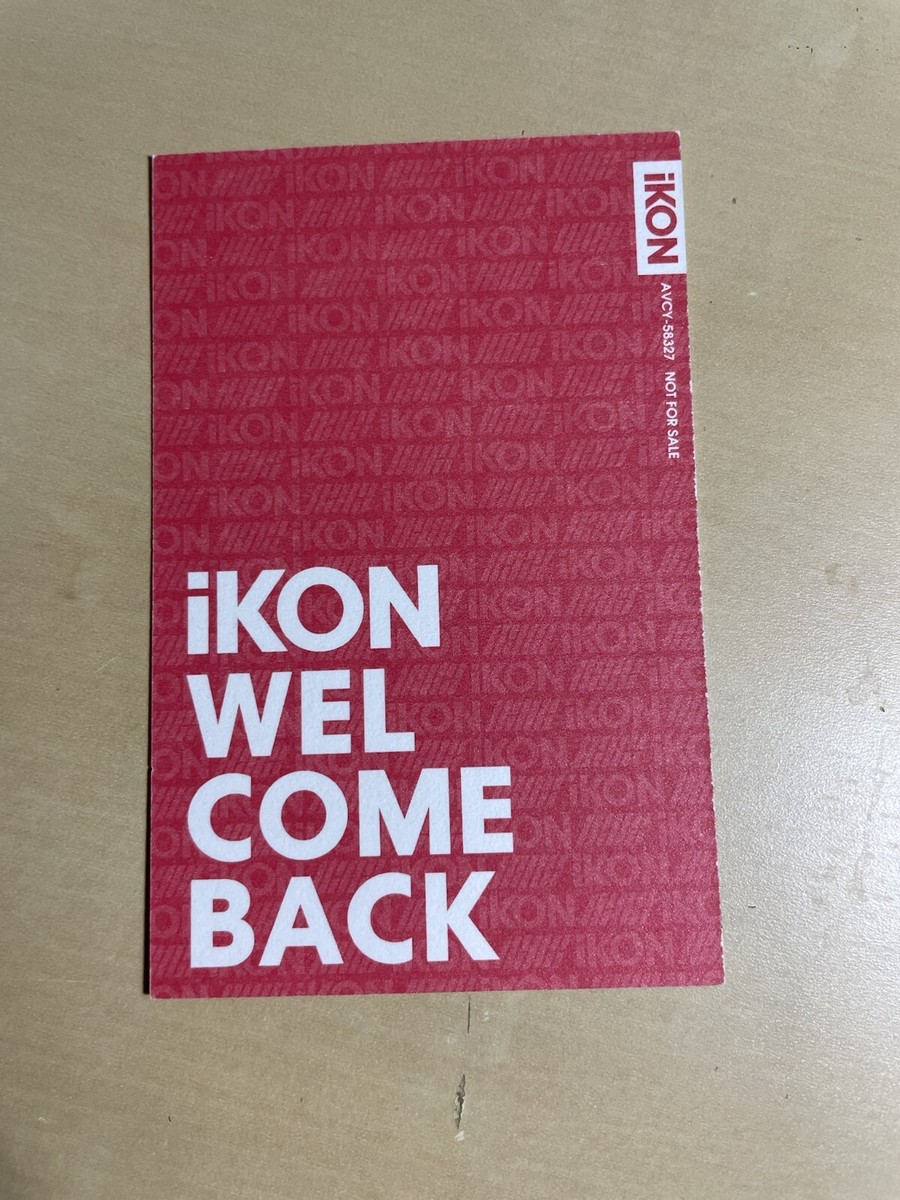 K-POP+アジア iKON - IKON Bobby official photocard set photo Pre-owned Bobby Photocards and sticker from Mix & Match