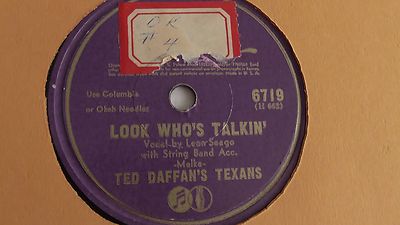 Ted Daffan's Texans - 78rpm single 10-inch – Okeh #6719