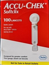 ACCU-CHEK SOFTCLIX LANCETS 100 Ct. Exp. 08/31/2028 - NEW IN BOX