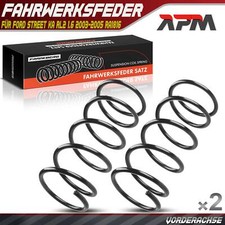 2x Federn Fahrwerksfeder Vorderachse für Ford Street KA RL2 1.6 2003-2005 RA1816