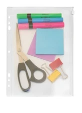 Advantus ANG52 Clear Zip-All Ring Binder Pockets Anglers (Pack 24)