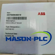3AFE68646618 ABB SINT4610C circuit board with new box! Spot Goods Fastshipping