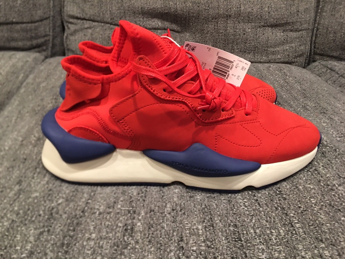 yo.shi9589さん3-25-8 Adidas Y-3 Kaiwa Yamamoto Shoes Sneakers Red/Blue/White Mens Sz