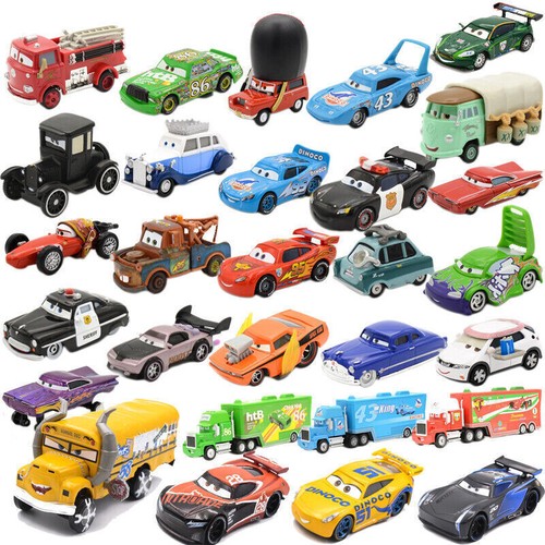 Lightning McQueen Mack Hauler Disney Pixar Cars Truck & Car Set Model Toys Gift