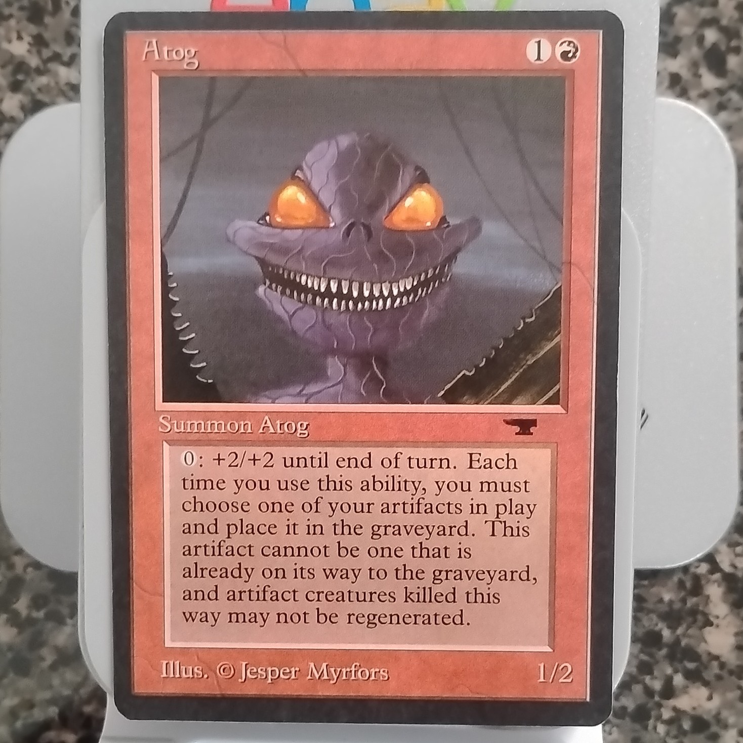 Magic: The Gathering Atog Creature Red Regular Jesper Myrfors English