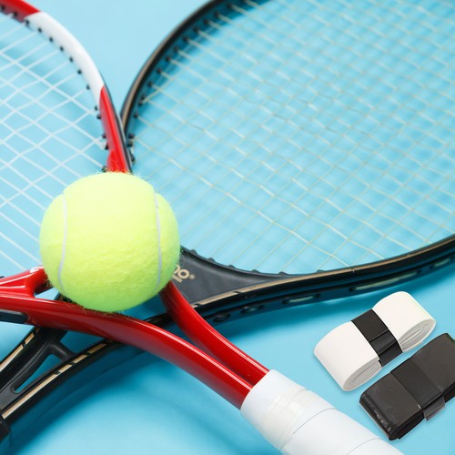 8 Pezzi Impugnatura Racchetta Badminton Ricambio Antiscivolo Tennis Overgrip - Foto 11 di 12