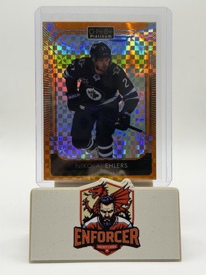 Upper Deck 2021-22 O-Pee-Chee Platinum Orange Checkers Nikolai Ehlers /25 Jets