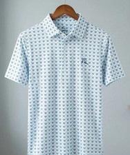 NEW Rhoback The one love Men's Short Sleeve Performance Polo